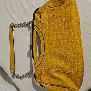 Bueno Yellow Leather Purse